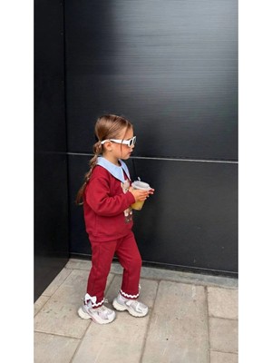 Lea Kids Kız Çocuk Bayramlık Triko Takım