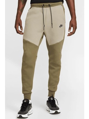 Nike Tech Fleece Slim Fit Men’s Track Jogger Pants Erkek Dar Kesim Eşofman Altı Yeşil-Haki