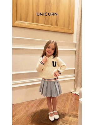 Lea Kids Kız Çocuk Bayramlık Trend Etek Bluz