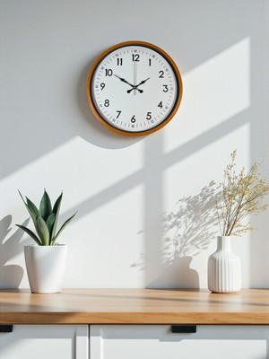 Çetiner Group 36 cm Turuncu Dekoratif Duvar Saati