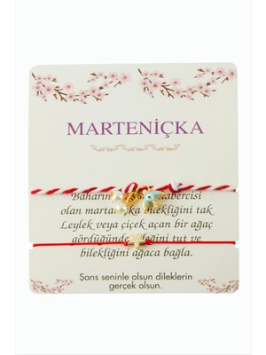 Hg.Aksesuar 2 Adet Kırlangıç Yıldız Inci Marteniçka Bileklik