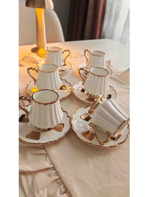 Sihir 6 Kişilik Kahve Fincan Takımı