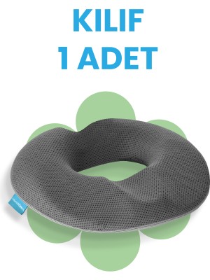 Viscofoam Ultralüks Oturma Simit Kılıfı - Gri