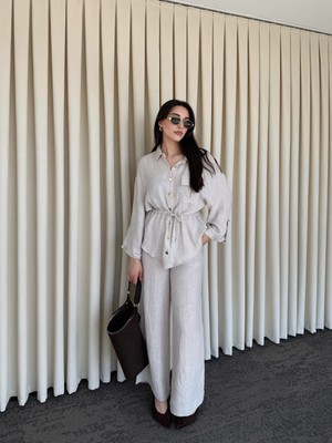 Laluvia Taş Gömlek Pantolon Takım - 51311