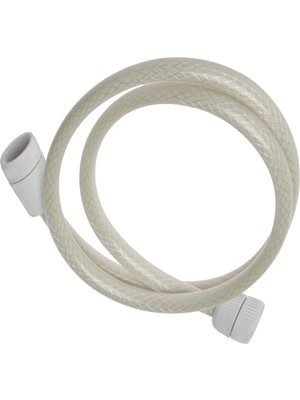 Trend Hause Elektrikli Şofben Duş Hortumu Pvc 2 Metre Örgülü Beyaz