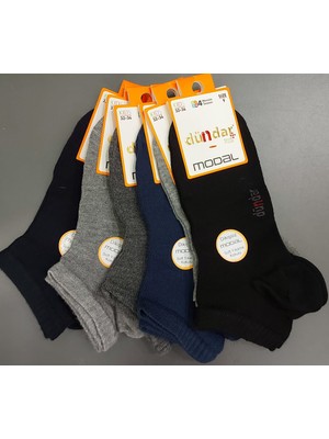 Dündar 8047 Erkek Çocuk Asorti Modal Patik Çorap 6 Adet