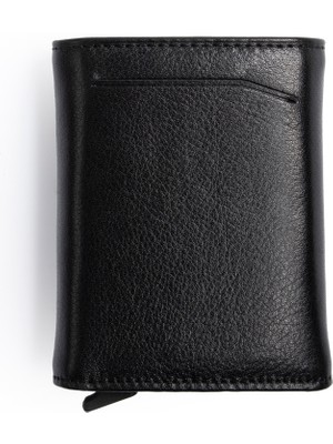 Kiğılı Mekanizmalı Deri Cüzdan