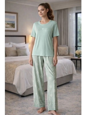Pijapia Kısa Kol Kadın Pijama Takım 2911