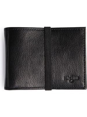 Kiğılı Lastikli Deri Cüzdan