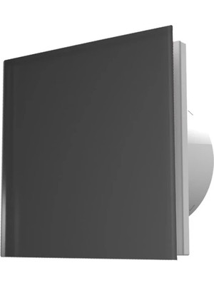 Venteurope Eon 100 Bd – 10 cm Tuvalet ve Banyo Kapaklı Damperli Aspiratör Fanı-Siyah