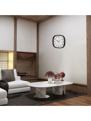 İlk El Grup Ieg™ Siyah 31 cm Modern Stil Duvar Saati
