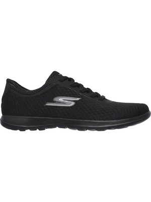 Skechers Go Walk Lite-Impulse Womens Sneaker Lastik Bağcıklı Kadın Günlük Spor Ayakkabı Siyah