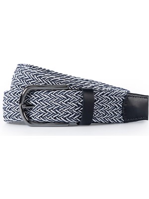 Kiğılı Hediye Kutulu Spor Desenli Likralı Elastik Örgü Kemer
