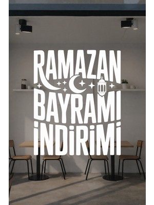 New Jargon Ramazan Bayramı Indirimi Yazılı Sticker – Mağaza Vitrin Yazısı