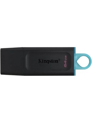 Kingston 64GB USB 3.2 Exodia Datatraveler Exodia (Black + Teal)