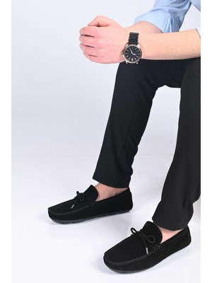 Bestello Bağcıksız Fiyonklu Poliüretan Taban Hakiki Deri Loafer 028-1041 Erkek Ayakkabı