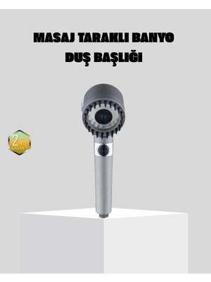 Yüksek Basınçlı Masajlı Duş Başlığı Su Tasarruflu Tdms-07