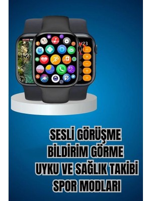Kaliteli Akıllı Saat ve Kaliteli Bluetooth Kulaklık Anc Özelliği Uzun Pil Ömrü Tdms-07