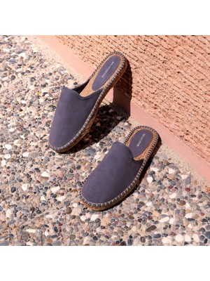 Deri Espadril Terlik