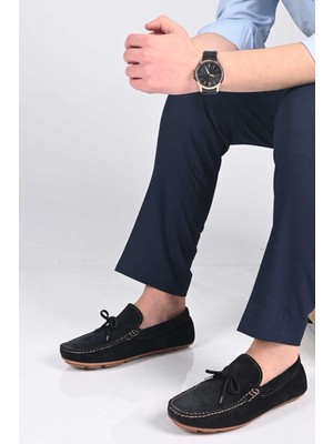 Bestello Bağcıksız Fiyonklu Poliüretan Taban Hakiki Deri Loafer 028-1041 Erkek Ayakkabı