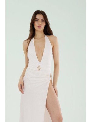 Louren P25004  Aksesuar Detaylı Pareo Etek