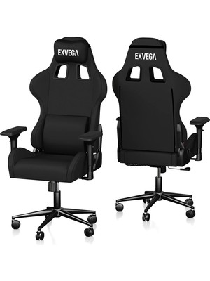 EXVEGA Vesta Kumaş Oyuncu Koltuğu Siyah