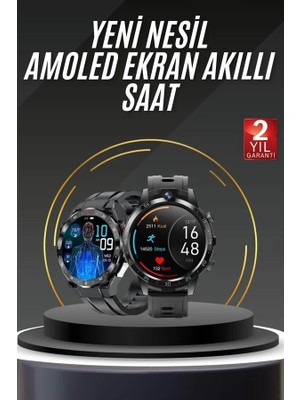 Akıllı Saat Yeni Model Sesli Asistan Bildirim Görme Bluetooth Bağlantılı Müzik Dinleme Tdms-0