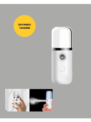 Taşınabilir Şarjlı Buhar Nemlendirici – Kablosuz Akıllı Pro Teknolojili Mini Cilt ve Ortam N