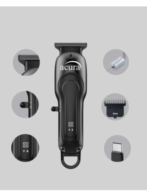 Evde ve Profesyonel Kullanıma Uygun Turbo Modlu Tıraş Makinesi Tdms-07