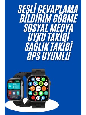 Yeni Nesil Akıllı Saat Amoled Ekran Yüksek Çözünürlüklü 41 mm Kasa Tdms-07