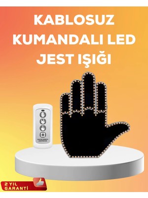 Kompakt Tasarımlı LED Jest Işığı – Selam ve Teşekkür Modları Tdms-07