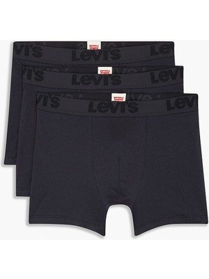 Levi's 3'lü Erkek Siyah Boxer