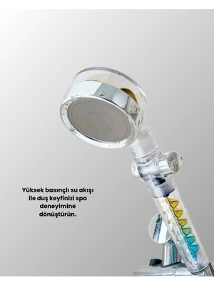 Sağanak Yağmur Etkili El Duşu – Start Stop Tuşlu Su Tasarruflu Tdms-07