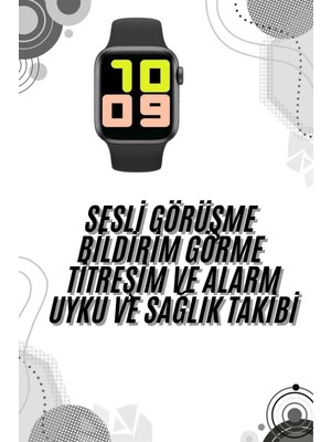 Yeni Nesil En Çok Tercih Edilen Akıllı Saat Müzik Dinleme Tema Değiştirme Çağrı Cevaplama T