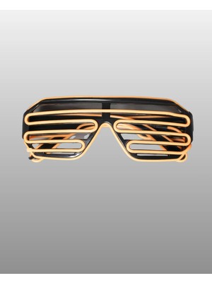 Enerjik Gece Etkinlikleri Için LED Işıklı Gözlük Tdms-07