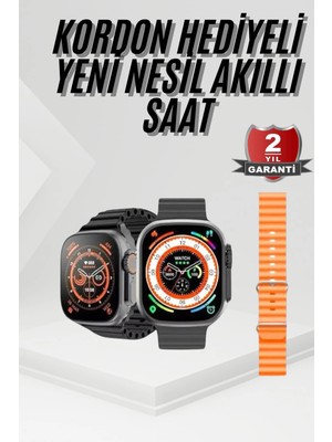 Akıllı Saat Sağlık Takibi Kalp Atışı Adımsayar Ultra Yeni Nesil Nefes Egzersizi Tdms-07