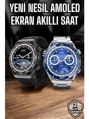 Akıllı Saat Yeni Nesil 2024 Model Metal Kordonlu Bluetooth Bağlantılı Tdms-07