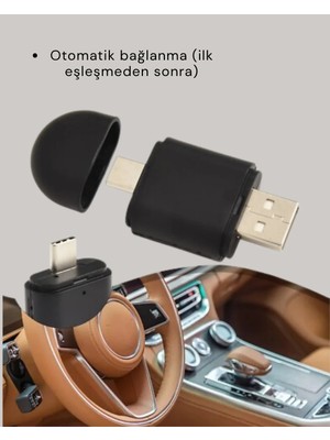 Kablosuz Carplay Dönüştürücü – Akıllı Tak & Çalıştır Araç Adaptörü Tdms-07