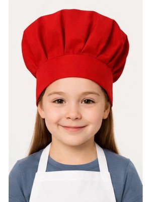 Bilenn Tekstil Mantar Kep Çocuk - Kırmızı