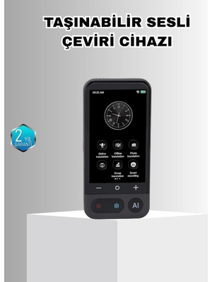 Akıllı Taşınabilir Tercüman – 17 Çevrimdışı, 139 Çevrimiçi Dil Desteği Tdms-07