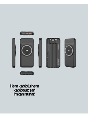 Akıllı Koruma Sistemli Powerbank – Hızlı, Güvenli ve Modern Tdms-07