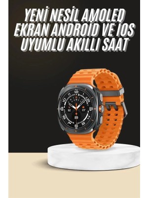 Akıllı Saat Unısex Zarif Görünümlü Titanyum Kasa Amoled Ekran Müzik Dinleme Tdms-07