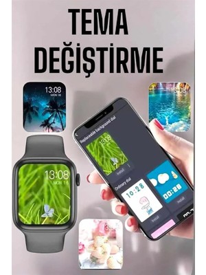 Akıllı Saat Amoled Ekran Yeni Nesil Bluetooth Bağlantılı Tdms-07