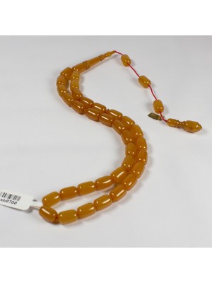 Tesbih Kardeşliği Fares İmzalı Sıkma Kehribar Tesbih