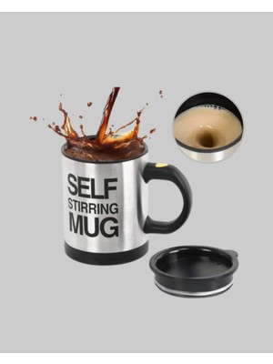 Otomatik Karıştıran Akıllı Kupa – Paslanmaz Çelik, Isı Korumalı Tdms-07