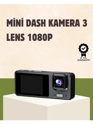 Full Hd 3 Kanallı Araç Kamerası – Akıllı Çözümlerle Sürüş Tdms-07
