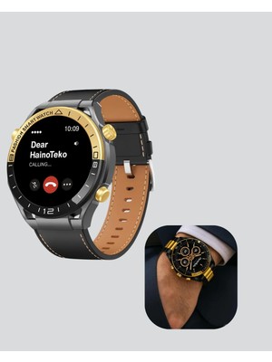 Amoled Ekran Akıllı Saat Bluetooth 5.1 Çağrı Destekli 3 Bileklikli Tdms-07