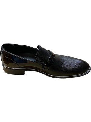 Güven Kundura Erkek Rugan Tokalı Bağcıksız Ayakkabı