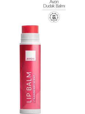 Avon Color Trend Dudak Balmı Kuru Dudaklar İçin Nemlendirici SPF 15 4.5 g Çilek Aromalı