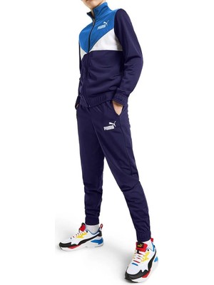 Puma Colorblock Poly Suit Çocuk Eşofman Takımı – Peach